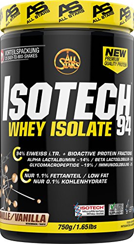 Preisvergleich Produktbild All Stars Isotech Whey-Isolat, Vanille, 1er Pack (1 x 750 g)