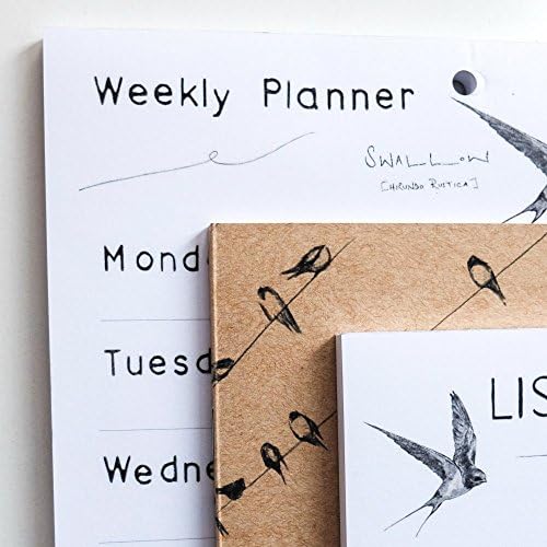 Summer Swallows Weekly Planner by Hannah Longmuir