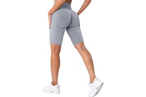 TAYOEA Short Cyclisme Sport pour Femme Collants Course Leggings Taille Haute Gym Fitness Yoga Collants Shorts Push Up Booty Butt Scrunch Opaque sans Couture