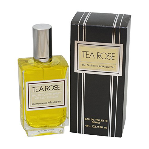 Tea Rose by Perfumers Workshop for Women Eau De Toilette Spray 4.0 Oz / 120 Ml