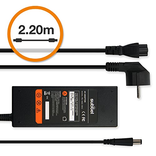 subtel® Qualitäts Ladegerät für HP G62 ProBook 450 430 Elitebook 8460 8440 2540 6930 8560 2560 HP G72 635 Probook 6450 6550 650 470 Compaq 6910 Presario (19V, 4,7A) Ladekabel Netzteil Reiseladegerät - 3