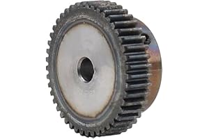 Xuulan-konisk hjul 1 modul drev 1 m 35T 40T 45T 50T 55T 60 tänder konvexa kugghjul 6 mm 8 mm hål 45 stål pannväxellåda (storlek: 1M-35T Bore 8 mm)