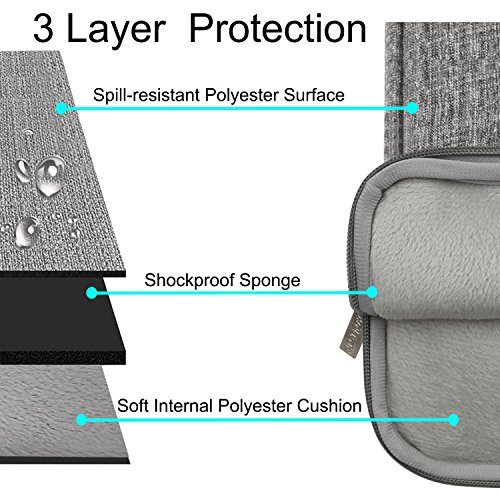 MOSISO Umh  ngetasche   Laptoptasche f  r 15-15 6 Zoll 2017   2016 Neu MacBook Pro mit Touch Bar A1707  MacBook Pro  Notebook Computer  Kompatibel mit