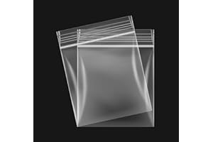 SENT 4 U LTD 100 Grip Seal Bags *CHOOSE YOUR SIZE*| Strong Resealable Zip Lock Bags | Reusable Clear Plastic Bags | Resealable Freezer Bags | Resealable Bags for Food Storage Jewellery Medicine (3 x 3.25 inch)
