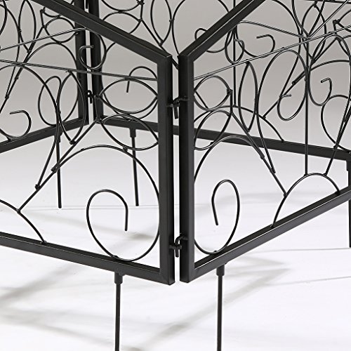 4 St. Zaun Rankzaun Rankhilfe Rankenbogen Rankgitter 57,5 x 46 cm JL1072 - 4