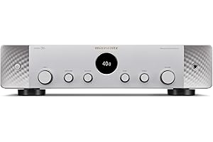 MARANTZ PROFESSIONAL Marantz Stereo 70s Receptor de A/V de 2 Canales con 8K, Streaming HEOS Built-in, Fono y Radio FM/Dab+ - Plata