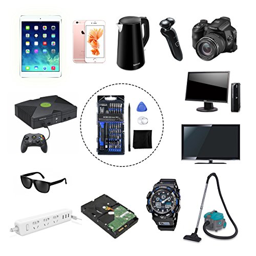 Schraubendreher Set, SGODDE 58 in 1 mit 54 Bits Magnetische Präzisions Reparatur Schraubendrehersatz Werkzeug set für Handy, Tablet, PC, Macbook, Uhr etc - 5