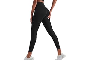 XDSP Leggings Mujer Fitness Pantalones de Yoga Leggings Deportivos Leggins Cintura Alta Elástico Pantalones Pilates Training Push Up Elástico Suaves Opaco Sin Costuras Pantalon Control de Abdomen