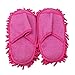 Produktbild Sperrins 1 Paar (2 Stück) Unisex Waschbar Staub Mop Hausschuhe Schuhe Mikrofaser Reinigung Hausmopp für Haus Küche Büro
