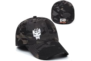 FIELD SPORTS ONLINE Black Multicam Camouflage US Navy Seal Team Six Baseball Cap Flexible Fit Tactical Seals Trident Airsoft Hat