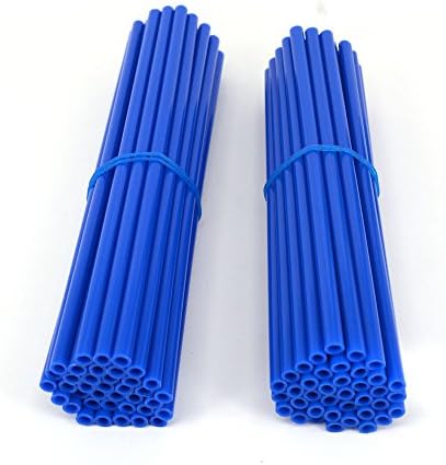 Spokes Wraps Cover Protector Guard Skin For Yamaha YZ125 YZ250 YZ250F WR250 TTR blue