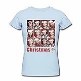 Supernatural Characters Christmas Theme Women's T shirt XXL