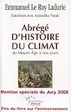 Image de Abrégé d'histoire du climat : Du Moyen Âge à nos jours (Divers Histoire)
