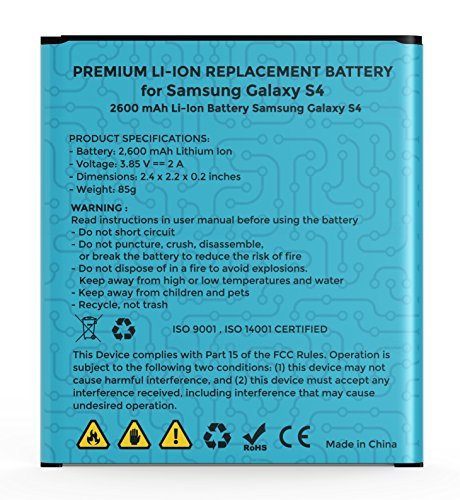 EnergyPal Bater  a Galaxy S4 - 2100 mAh Bater  a de Repuesto Li-Ion para Samsung Galaxy S4  con NFC