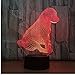 Produktbild Niedlichen Hund Farbe 3D Lampe Visuelle Touch Schreibtisch Tischleuchte Led Acryl Lampe Kreative Energiesparende Licht Wohnkultur Urlaub Geschenk