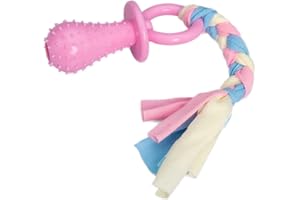 AQPET Juegos para Perro Dental Cuerda Chupete de Goma 24 x 4 cm