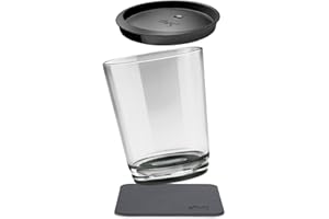 SILWY EINFACH ANZIEHEND. silwy® Magnetic drinkware, Bicchiere Magnetico di plastica Antiscivolo, infrangibili con magnete Integrato con Coperchio e sottobicchieri Metallici, Campeggio, Barca, Bambini - The Classic