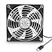 Produktbild ELUTENG 120mm USB C Lüfter mit L/M/H 3 Geschwindigkeit PC USB Type C Ventilator Leise Gehäuselüfter 5V Lüfter Radiator Kompatibel für Computer/PS4/TV Box/AV Schrank/Router 12cm MEHRWEG