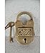 Produktbild 1940's Old Brass Handcrafted Star Lock Push Button Tricky Padlock, Rich Patina