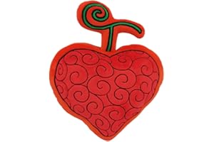 Hômadict Lyo Plüsch-Kissen, Motiv: Dämonenfrucht, 40 cm, OPE OPE – weiches und Verspieltes Accessoire, inspiriert von der Epischen Welt von One Piece