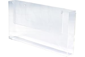 Deflecto Porte-prospectus de Comptoir A4 Paysage à Dos Plat avec Option de Fixation Murale