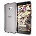 Produktbild delightable24 Schutzhülle Hülle Cover Case TPU Silikon HTC 10 Handyhülle - Transparent Grau