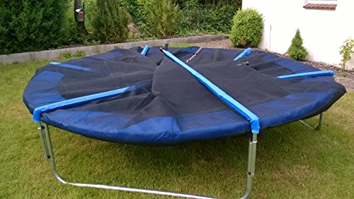 Trampolin, 120 kg Tragkraft, Ø 305 cm mit KLAPPBAREM Sicherheitsnetz, TÜV/GS, CE, Family, Gartentrampolin, Kindertrampolin, rcee, Izzy Sport - 2
