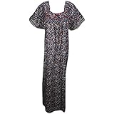 Indiatrendzs Women's Nighty Cotton Printed Nightwear Nightgowns (Chest 50)