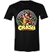Produktbild Crash Bandicoot - Logo Herren T-Shirt - Schwarz, Große:S