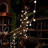 InnooTech LED Globe Lichterkette Innen Deko Glühbirne 10 Meter 100er Warmweiß DC 31V - 4