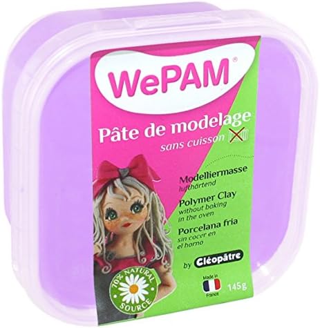 WePAM PFW631-145 Air-Hardening Modelling Clay 145 g Lavender