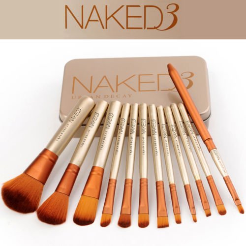 Makeup Brushes Set - Professional Bamboo Handle Kabuki Makeup Brush Foundation Blending Blush Powder Brush Cosmetics Brushes Set with Box by NAKED3