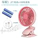 Produktbild Smallfan Lüfter  klein mini Fan6 Wiederaufladbare Fan Bluetooth Spieluhr USB Fan Baby Trolley Infant Kind Automatische Moving Head Fan 160 * 136 * 245mm,Bluetooth Lautsprecher Pink Standard