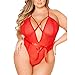 Produktbild ABsoar Negligee Damen Sexy Dessous Korsett Lace Unterwäsche Frau Plus Size Dessous Einteiler Pyjamas Babydoll Dessous Bath Robe Nachtwäsche Unterwäsche Transparent Spitzenkleid