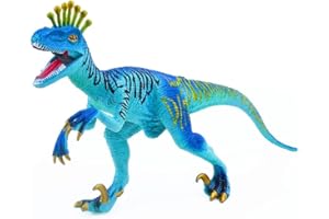 SIENON Dinosaur Figure Toys, Triassic Jurassic Dino Toy 18CM, Educational Realistic Eoraptor Model Plastic Hand-Painted Dinosaur Figurine Toy for Dino Party Cake Topper Decoration