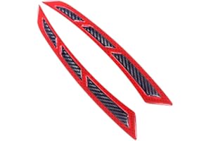 iSpchen Auto Radlauf Verbreiterung Kotflügel 2 Stück Radlaufverbreiterung Verbreiterung Radlaufleiste Antikollisions Streifen reflektierende Aufkleber Autorad Schutz Kotflügelverbreiterung,rot