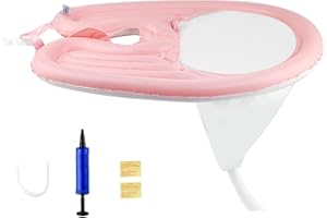 AolKee Lavatesta portatile, Lavatesta per disabili, lavatesta gonfiabile, washes hair for sink, Bacino gonfiabile per lavare i capelli per lavare i capelli, per anziani, disabili, incinte rosa