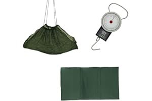G8DS Deluxe Wiegeschlinge mit Aufbewahrungstasche, Matte Angeln Waage 50lb & Riemen Karpfenangeln Ausrüstung