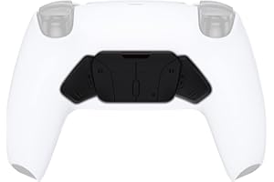 eXtremeRate Wymiana Przyciski Tylne K1 K2 K3 K4 Back Buttons dla ps5 Controller RISE4 Remap Kit (Bez Controller&Cover&Remap Kabel)-Pełna Czarny