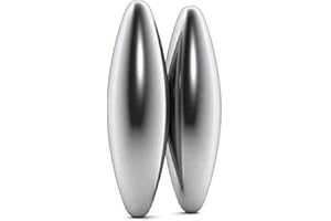 KANTA 2 Large Powerful Rattle Magnets Spinning Buzzing, Educational Magnet Toy, Hematite Zingers, Stress Relief for Autism, ADD, OCD & ADHD, Fidget Toy, Fridge Magnets 6cm