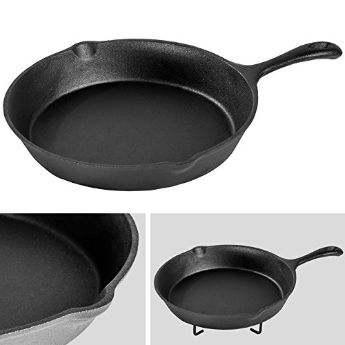 TecTake® 7 teiliges Dutch Oven Kochtopf Set aus Gusseisen in Holzkiste - 5