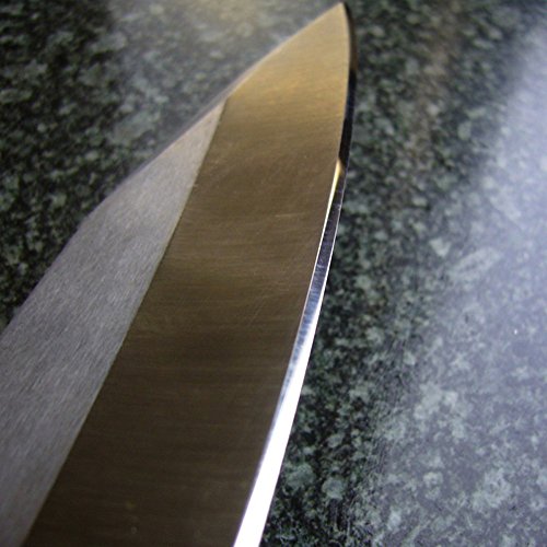 KKmoon Verbesserte Version Festwinkelmesserschärfer Profi Küchenmesser Sharpener Kits System 4 Schleifsteine ​​Schwarz - 6