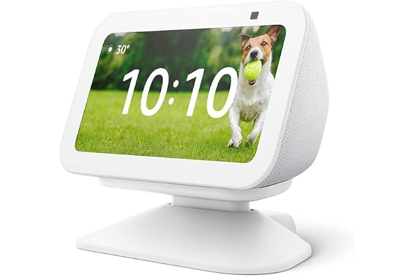 Support réglable avec port de charge USB-C pour Echo Show 5 (3e génération) | Blanc