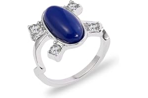 MASINIES Elena's Daylight Ring Vintage Vampire Diaries Bague pour fans Femmes Hommes Bagues comme bague cadeau, Zinc