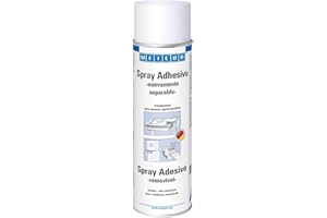 WEICON Spray Adhesivo Nuevamente Separable | 500 ml | Transparente