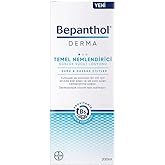 Bepanthol Derma Temel Nemlendirici G&uuml;nl&uuml;k V&uuml;cut Losyonu 200 ml l Kuru ve Hassas Ciltler