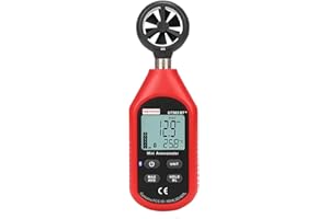 NKTECH UT363BT Bluetooth Digital Anemometer Gauge Wind Speed Temperature Meter Max/Min Weather Data Collection For Outdoors Windsurfing Sailing Surfing Fishing With TL-1 Screwdriver