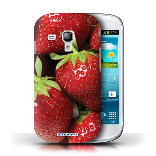 Preisvergleich Produktbild Stuff4 Hülle / Hülle für Samsung Galaxy S3 Mini / Erdbeere Muster / Obst Kollektion