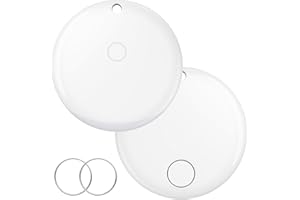 iVANKY FusionFinder Tag Air Tracker Localizador de Objetos para Apple Find My (Solo iOS) Airtag Airtagg SIGA su Llave, Billetera, Equipaje, Mochila, localizador con batería reemplazable, IP67, 2 Pack