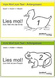 Lies mal!, Heft 1 und Hefte 2: Das Heft mit der Ente / Das Heft mit dem Frosch: Amazon.de: Jan ...